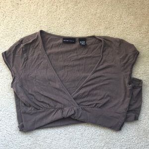 New York & Company Brown Shirt